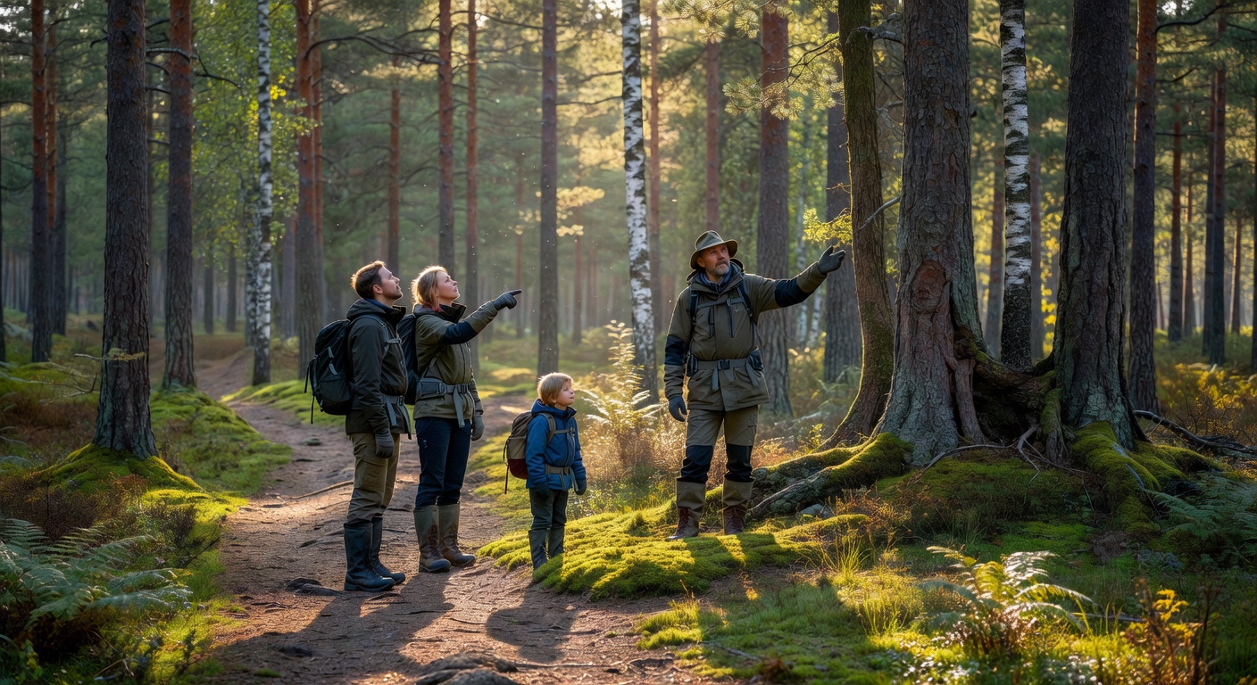 Private guided tours through Finnish landscapes and forests